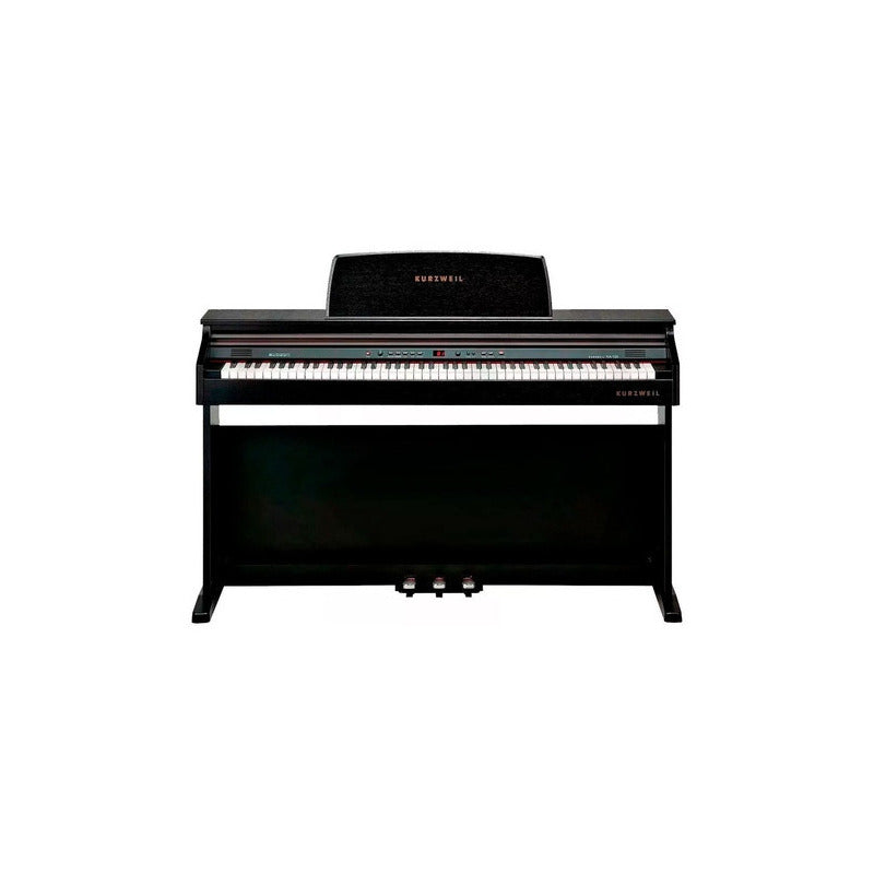 Piano Digital Kurzweil Ka130 Sr Electrico 88 Teclas Con Base Color Negro