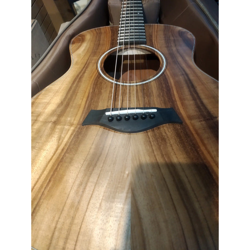 Guitarra Acústica Taylor Gs Mini-e Koa Para Diestros Natural Barniz