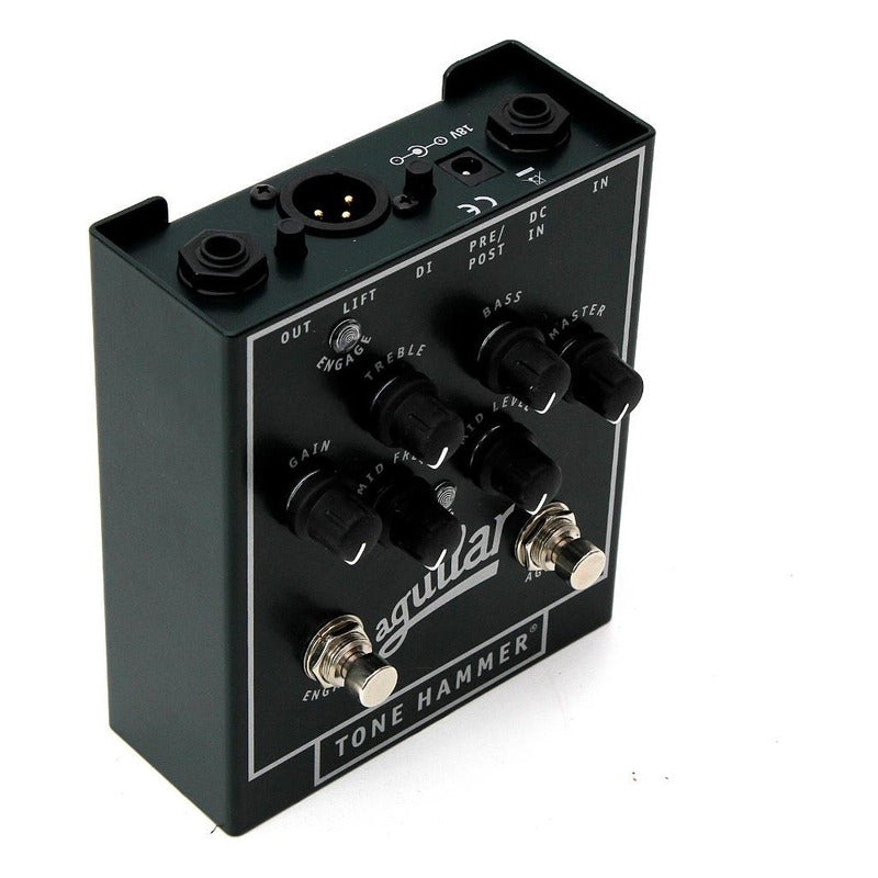 Pedal Aguilar Tone Hammer - Preamp/direct Box Color Negro