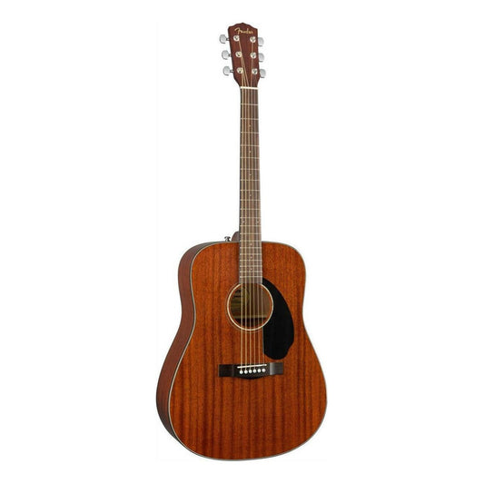 Guitarra Acústica Fender Classic Design Cd-60s All-mahogany 097-0110-022 Para Diestros Natural Palo De Rosa Brillante