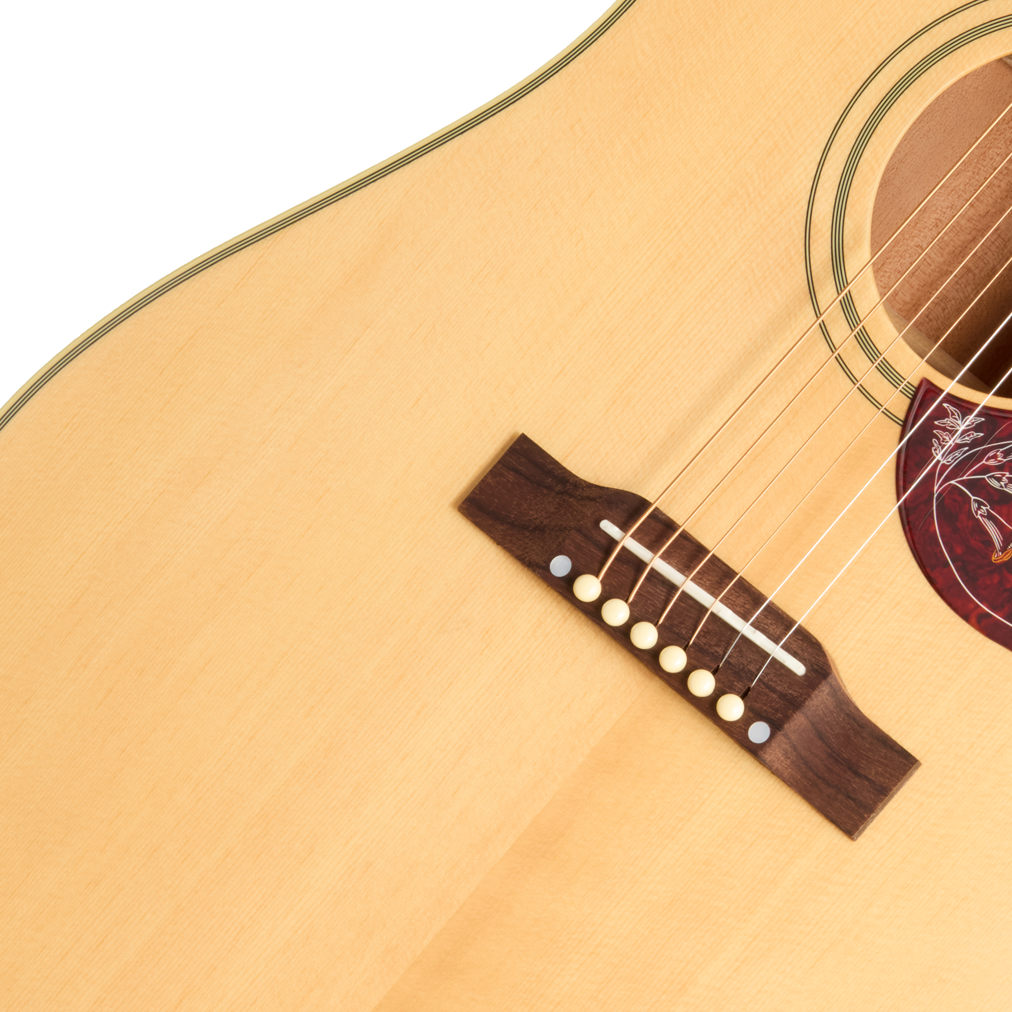 Guitarra Electroacustica Epiphone EIAHBCNAGH1 Hummingbird Standard EC vista 8 | Armonía Musical México