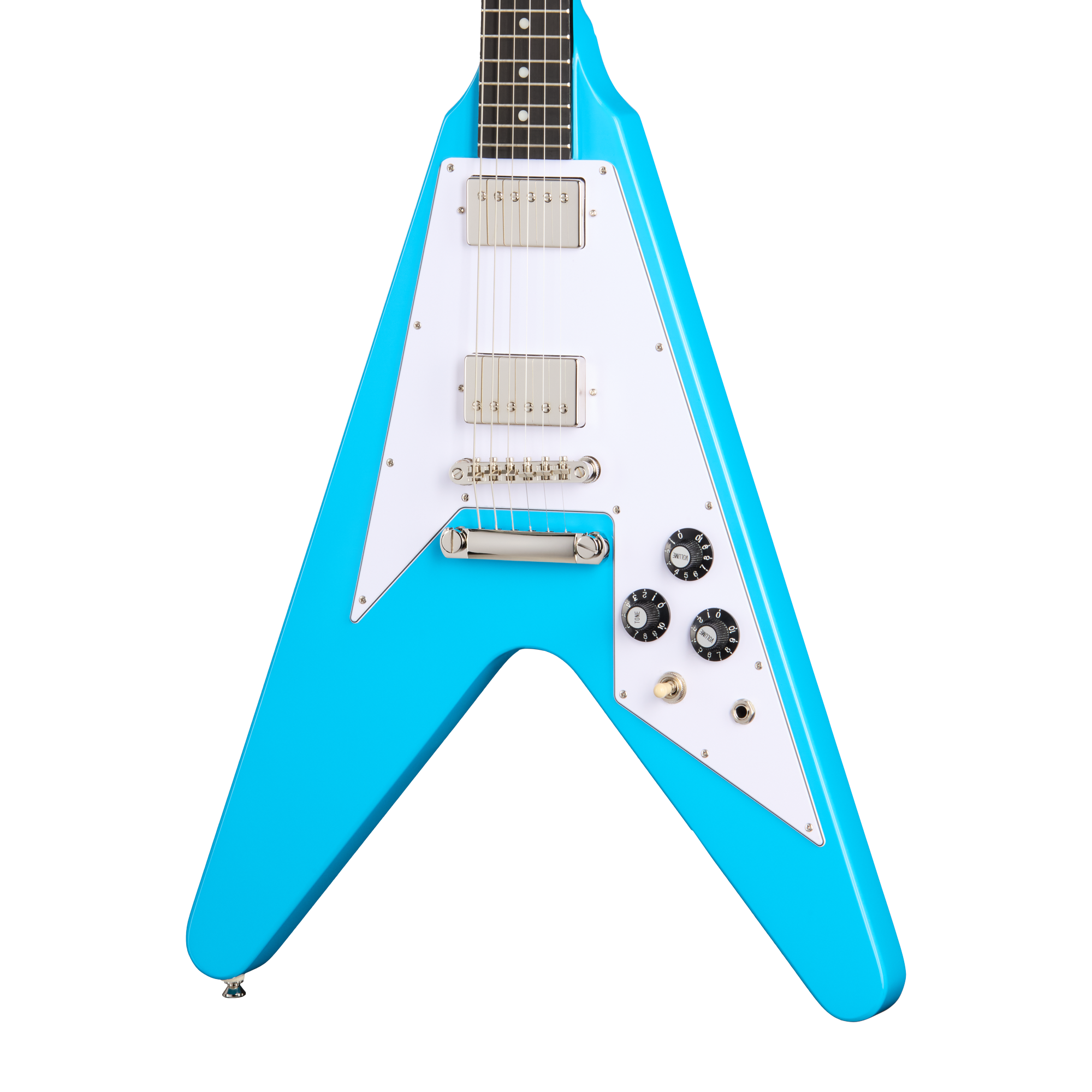 Guitarra Electrica Epiphone EIFV7MBNH1 Flying V 70s – Guitarras Eléctricas | Armonía Musical México