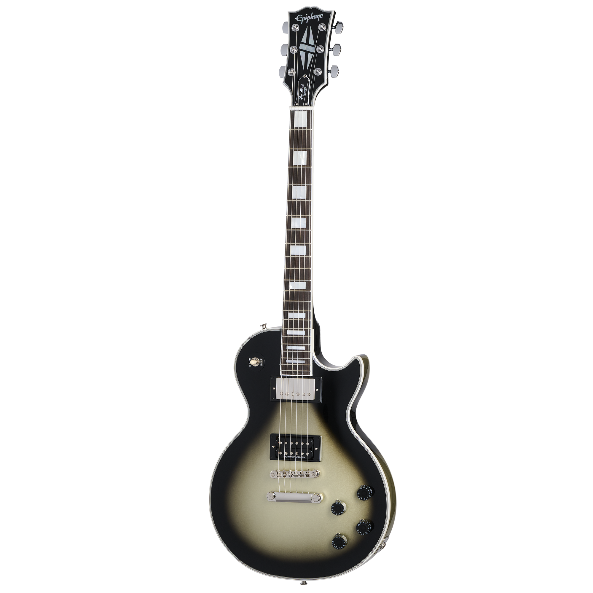 Guitarra Electrica Epiphone Adam Jones 1979 Les Paul Custom Antique Silverburst Incluye Estuche | Armonía Musical México