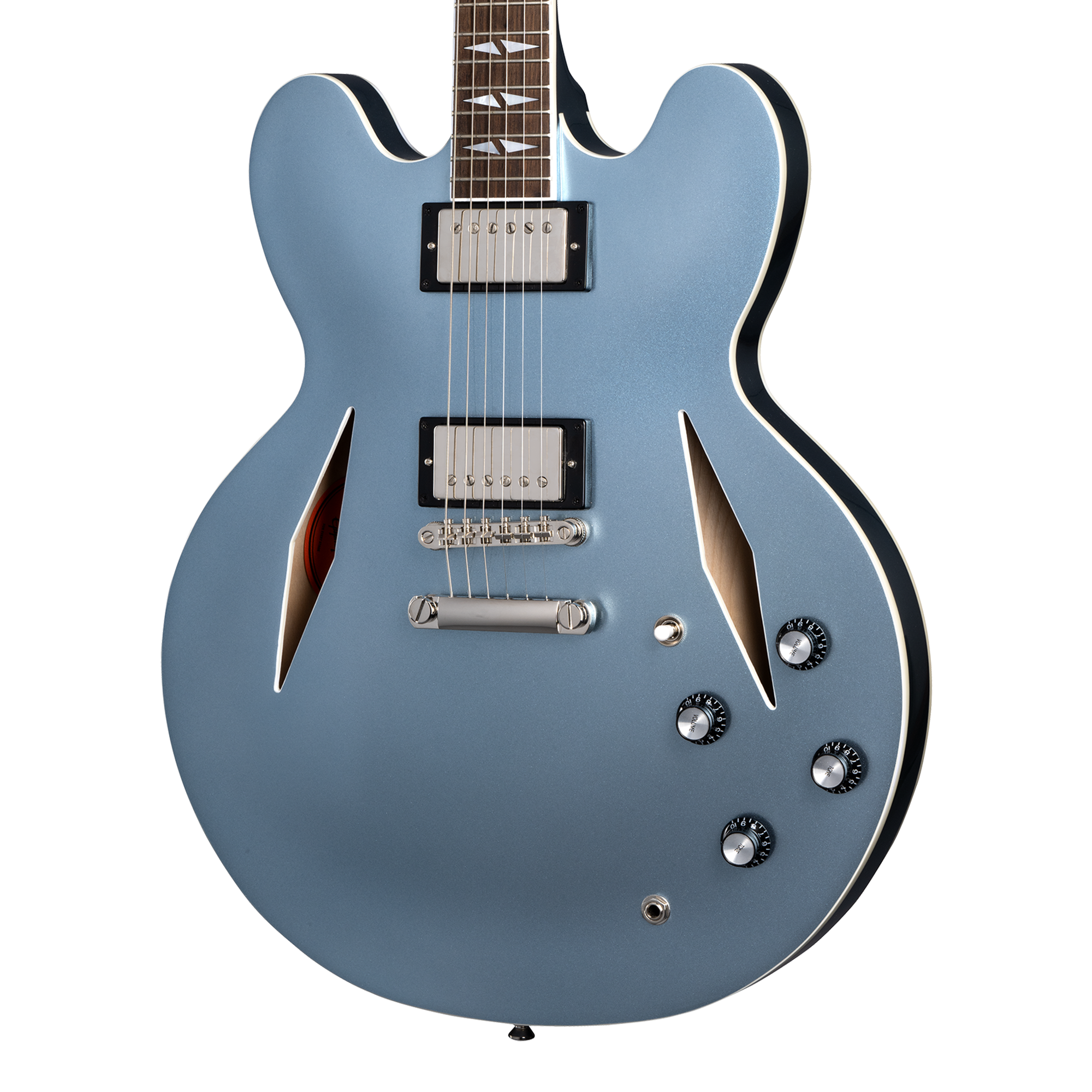 Guitarra Electrica Epiphone DAVE GROHL DG-335, PELHAM BLUE – Guitarras Eléctricas | Armonía Musical México