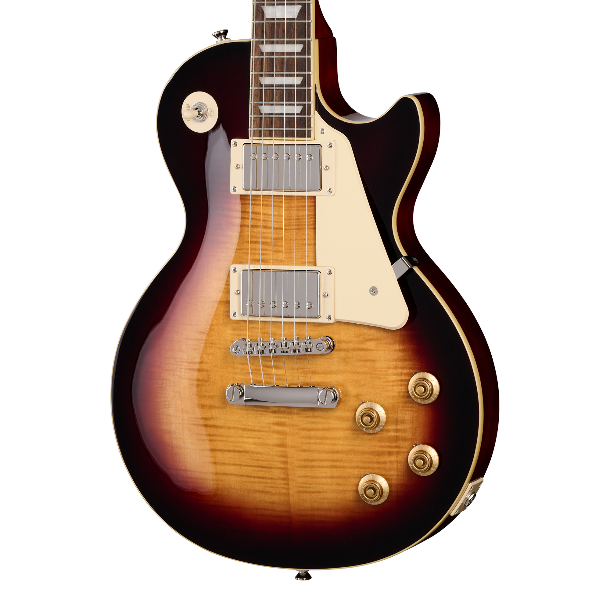 Guitarra Electrica Epiphone Les Paul Standard 50s Figured EIGLP5BONH1 vista 7 – Guitarras Eléctricas | Armonía Musical México