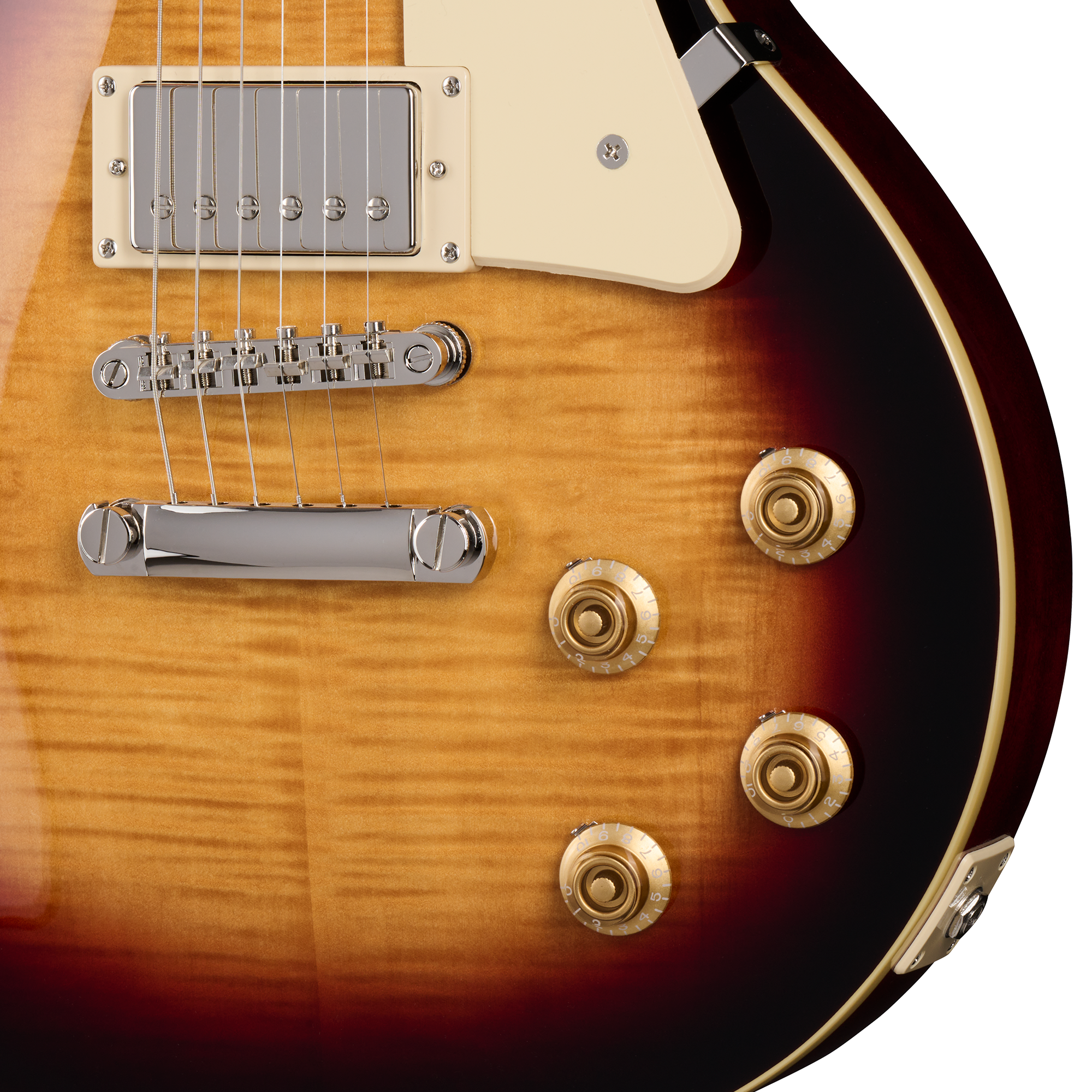 Guitarra Electrica Epiphone Les Paul Standard 50s Figured EIGLP5BONH1 vista 6 – Guitarras Eléctricas | Armonía Musical México