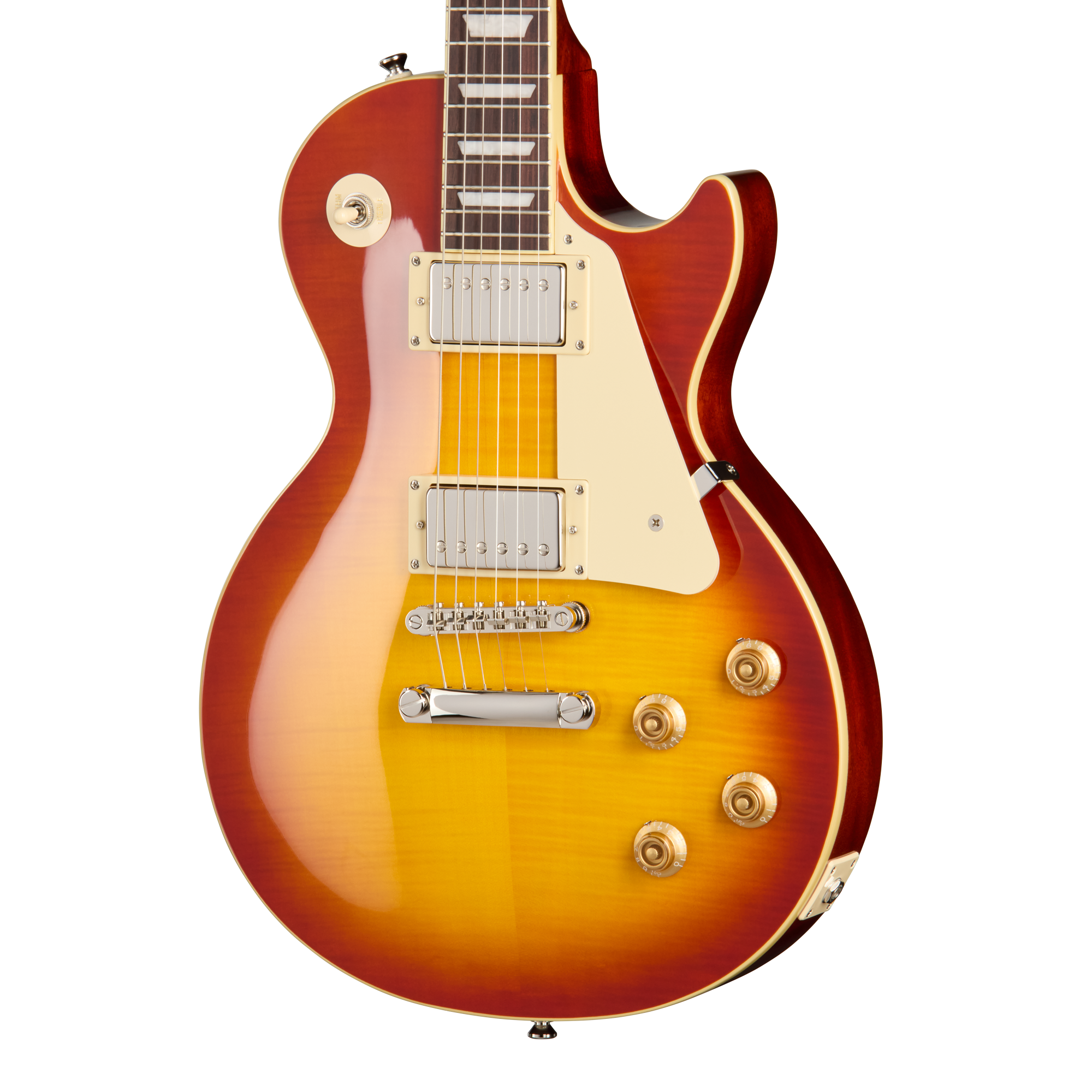 Guitarra Electrica Epiphone EIGLP5WCNHR Les Paul Standard 50s Figured vista 7 – Guitarras Eléctricas | Armonía Musical México