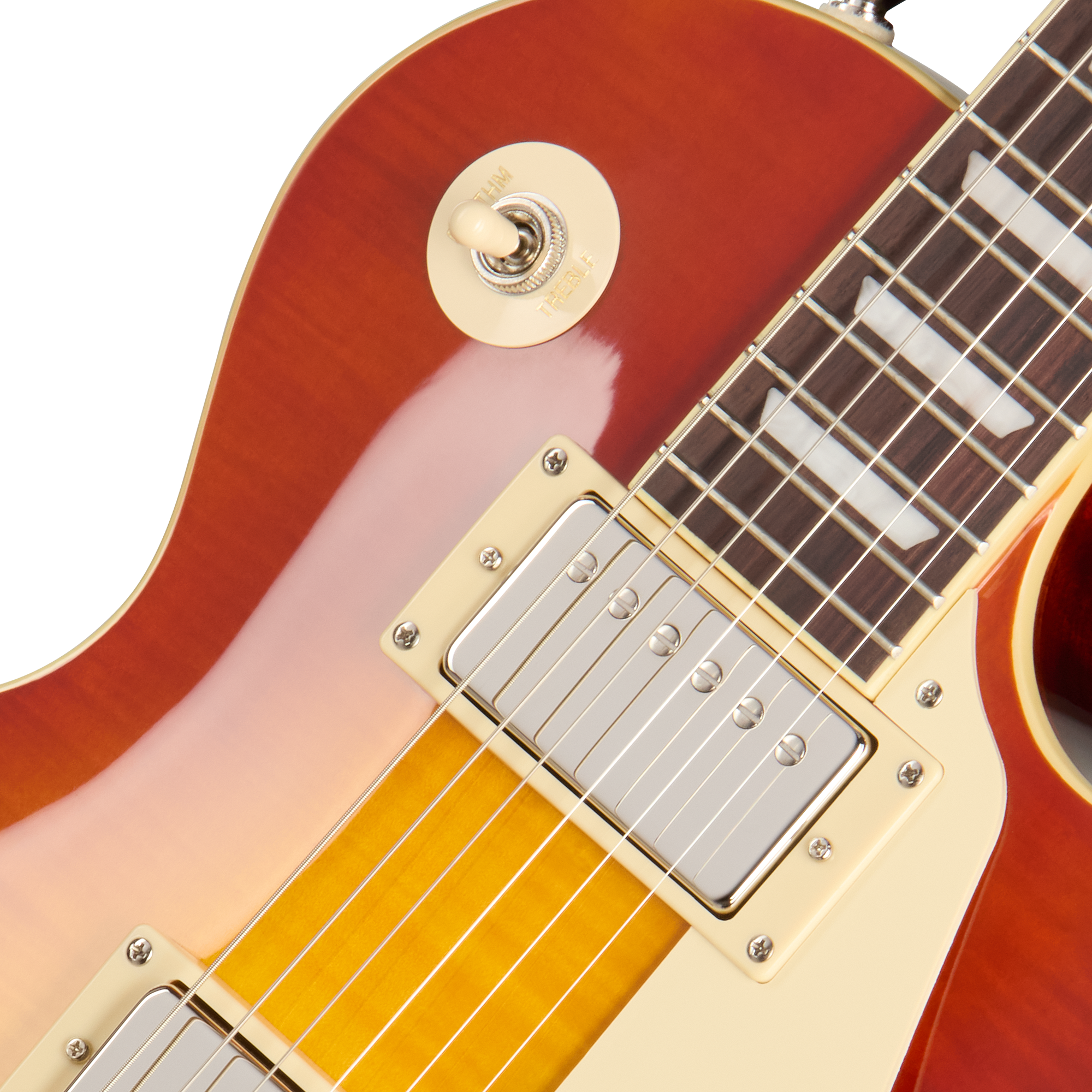 Guitarra Electrica Epiphone EIGLP5WCNHR Les Paul Standard 50s Figured vista 5 – Guitarras Eléctricas | Armonía Musical México