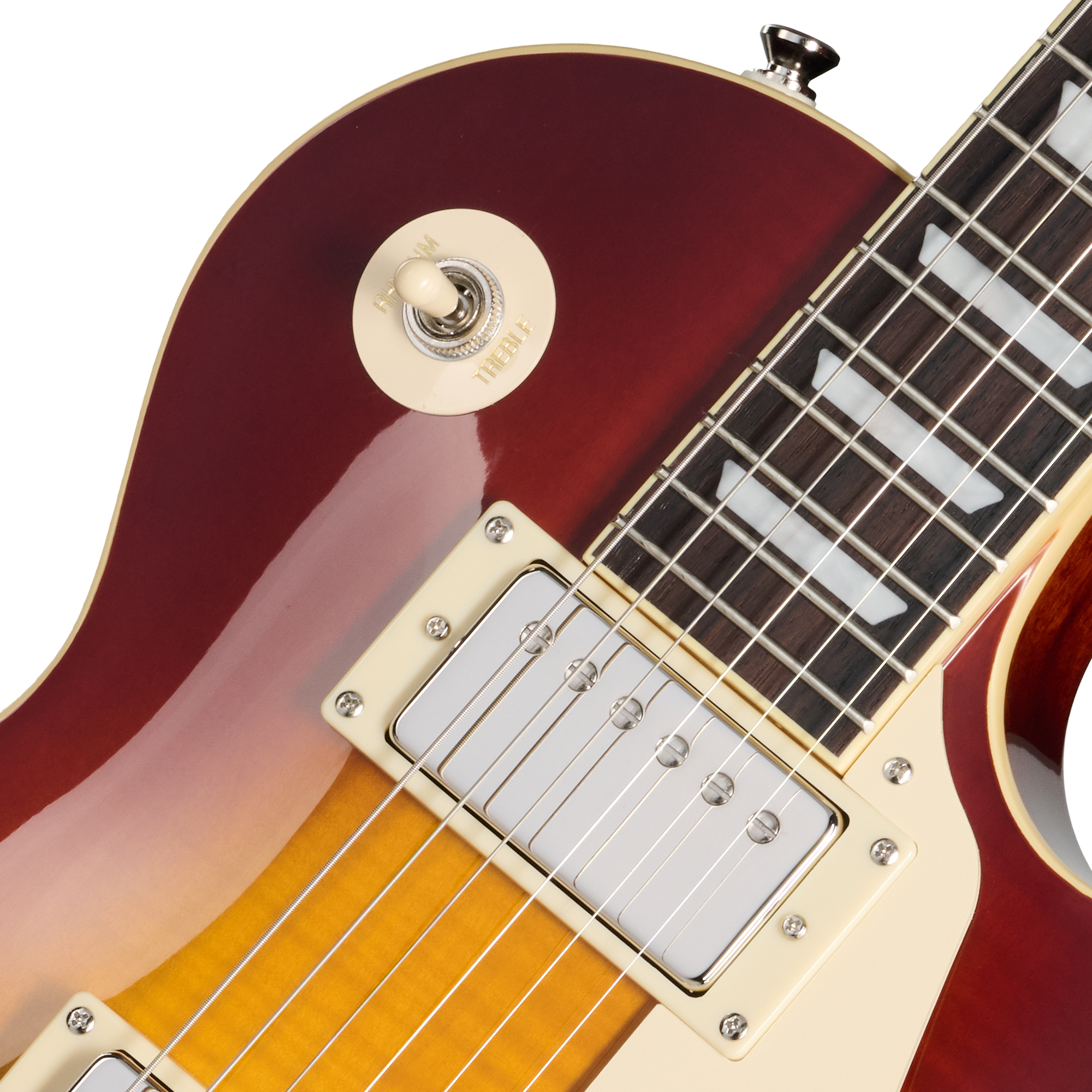Guitarra Electrica Epiphone EIGLP6ITNHR Les Paul Standard 60s Figured vista 5 – Guitarras Eléctricas | Armonía Musical México