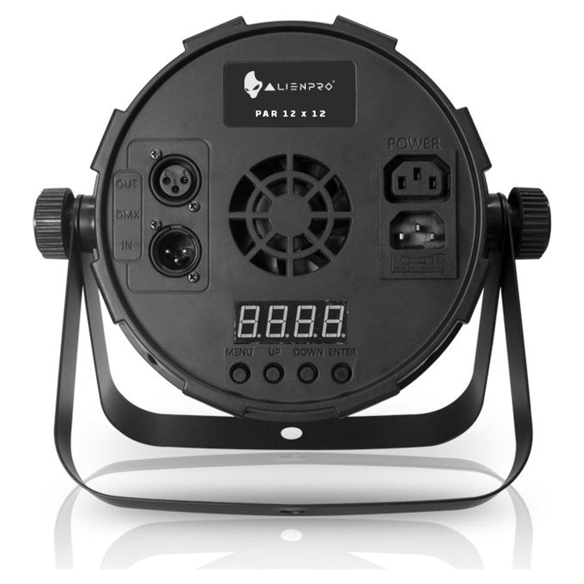AlienPro PAR 12 x 12 RGBWA vista lateral – AlienPro México | Armonía Musical