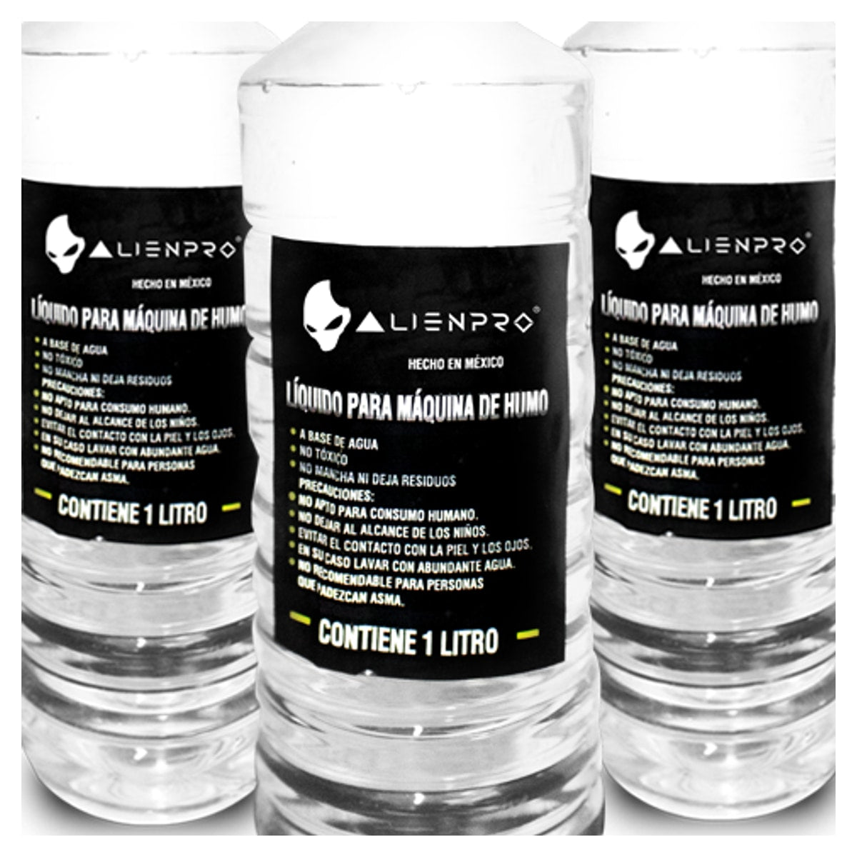 AlienPro Líquido Humo 1L vista lateral – AlienPro México | Armonía Musical