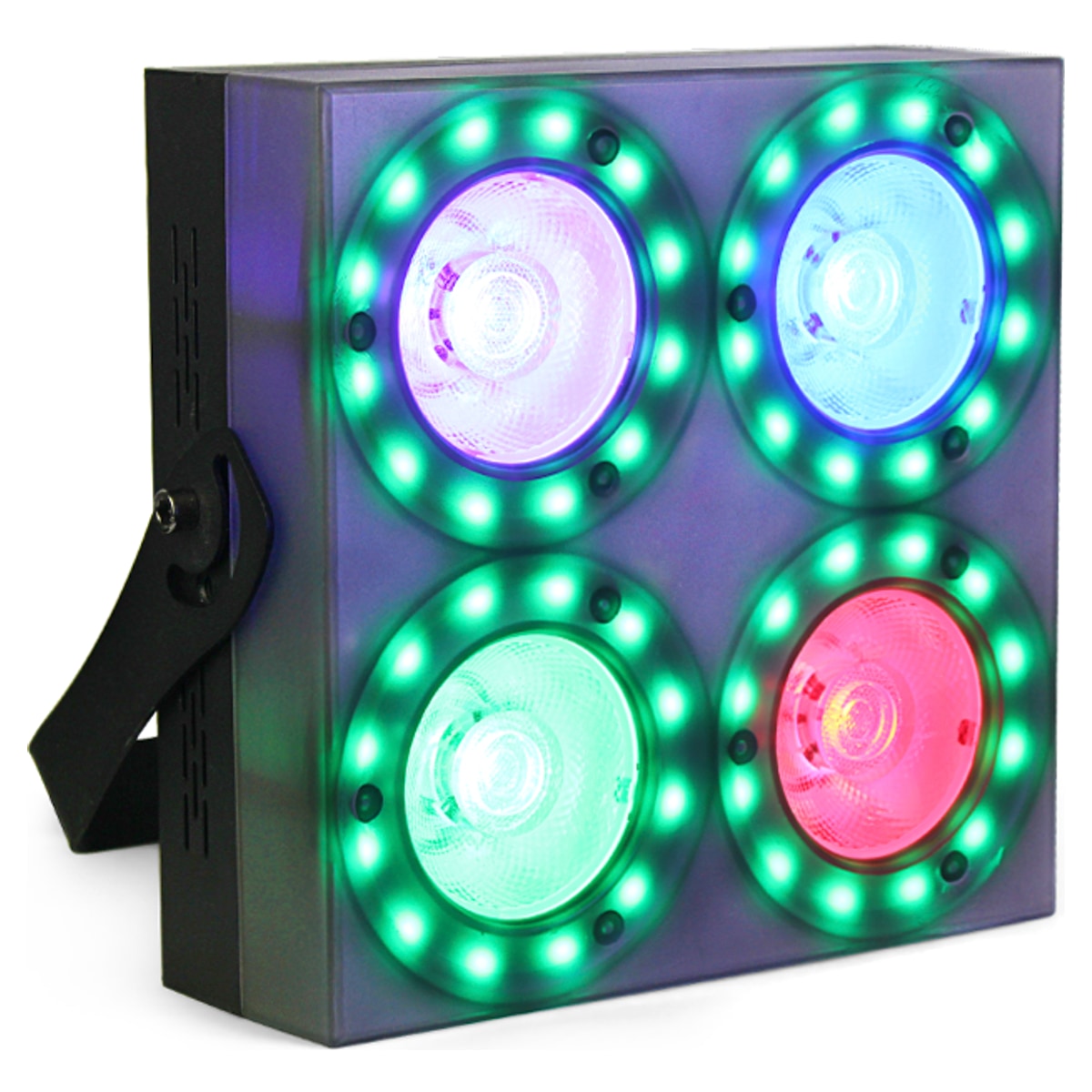 AlienPro MINI BLINDER RGB vista frontal – AlienPro México | Armonía Musical