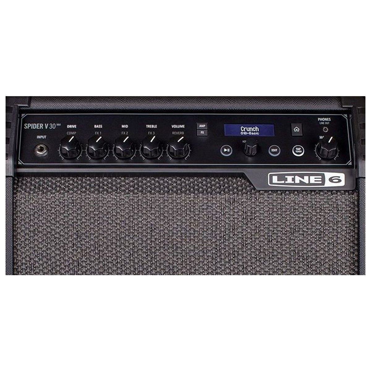 Line 6 Spider V 30 MKII vista trasera | Armonía Musical México