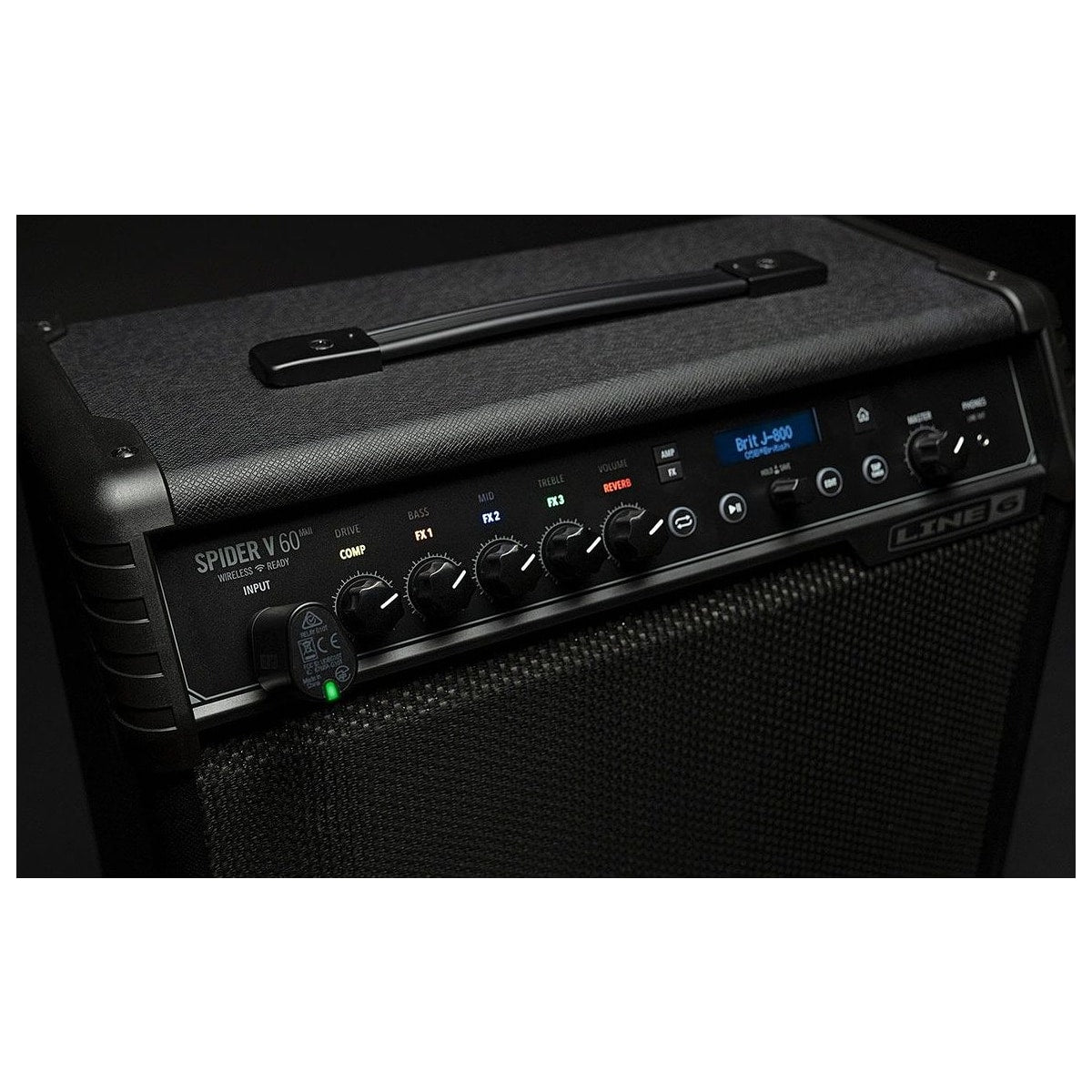 Line 6 Spider V 60 MKII vista en ángulo | Armonía Musical México