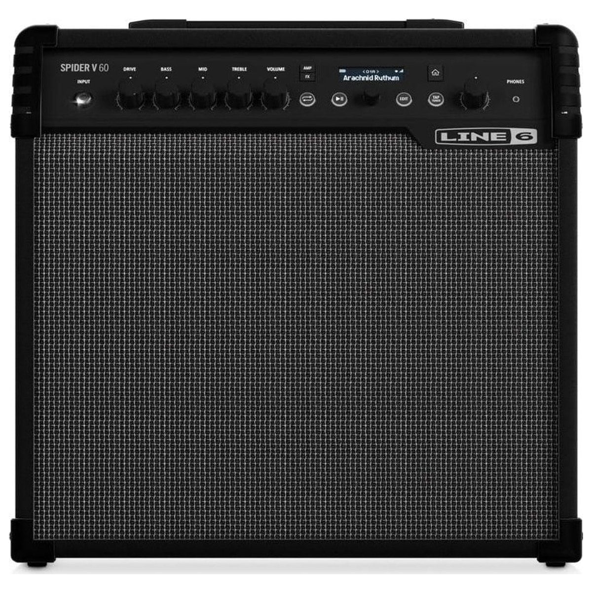 Line 6 Spider V 60 MKII detalle panel | Armonía Musical México