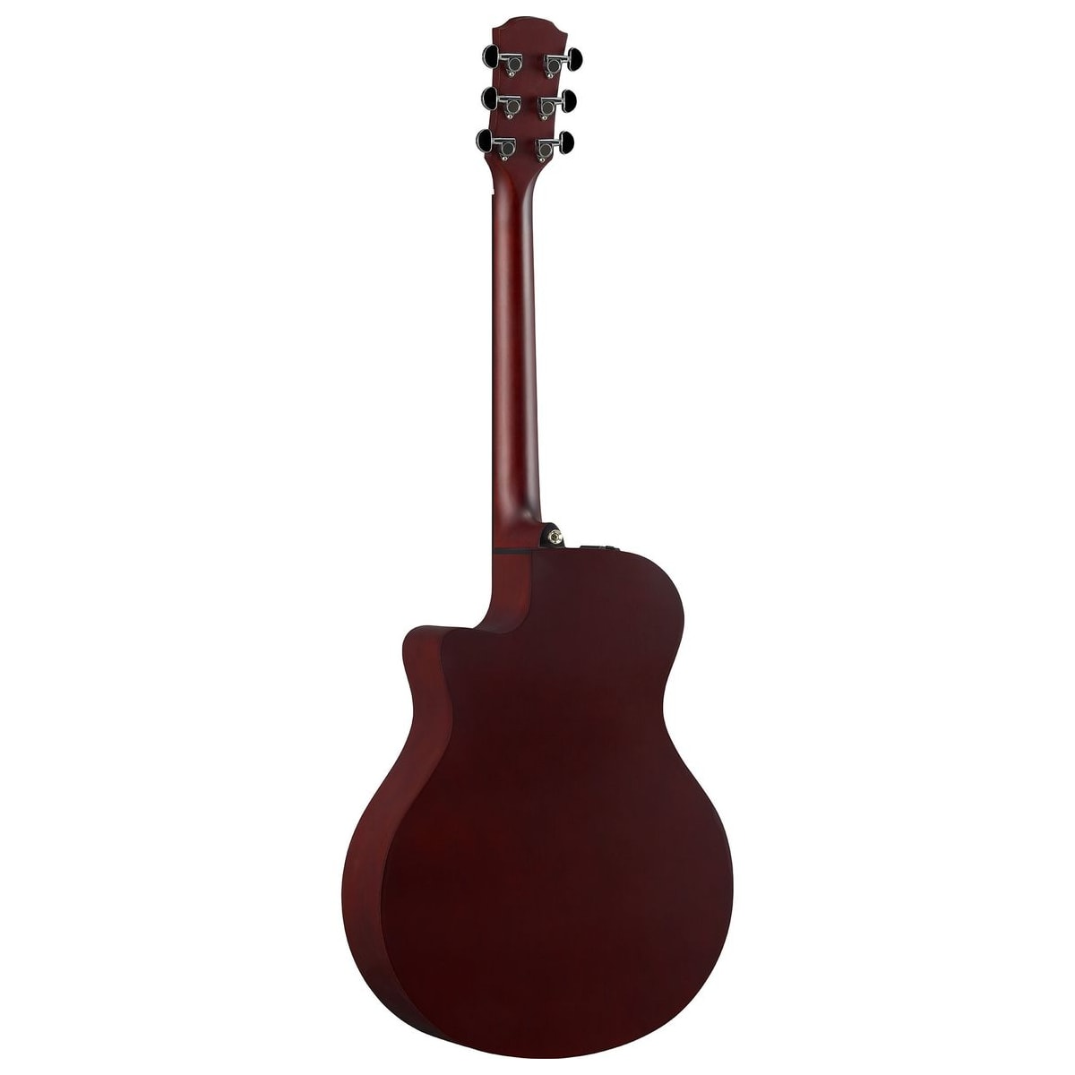 Guitarra electroacústica Yamaha APX600M Natural Satin vista posterior | Armonía Musical México