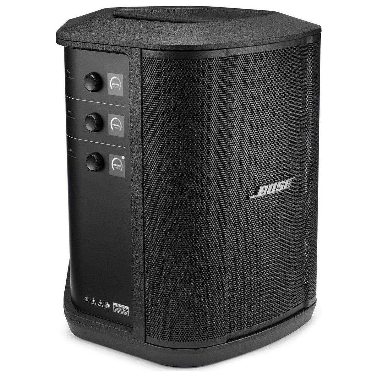 Bose S1 Pro+ vista en ángulo con panel de controles | Armonía Musical México
