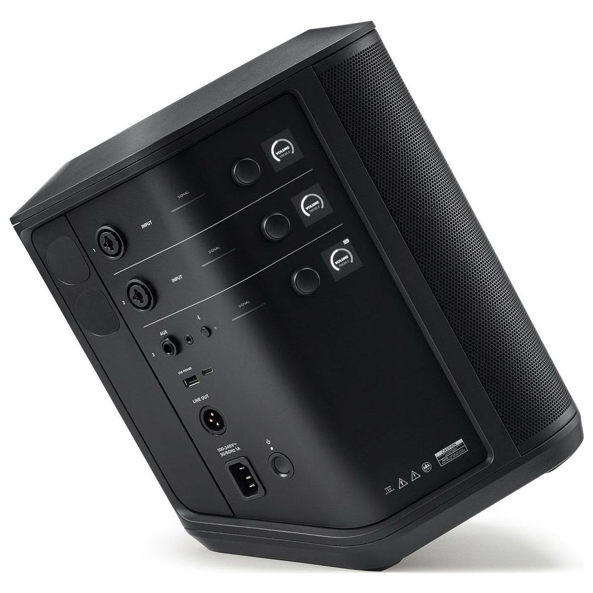 Bose S1 Pro+ panel trasero entradas XLR Bluetooth USB | Armonía Musical México