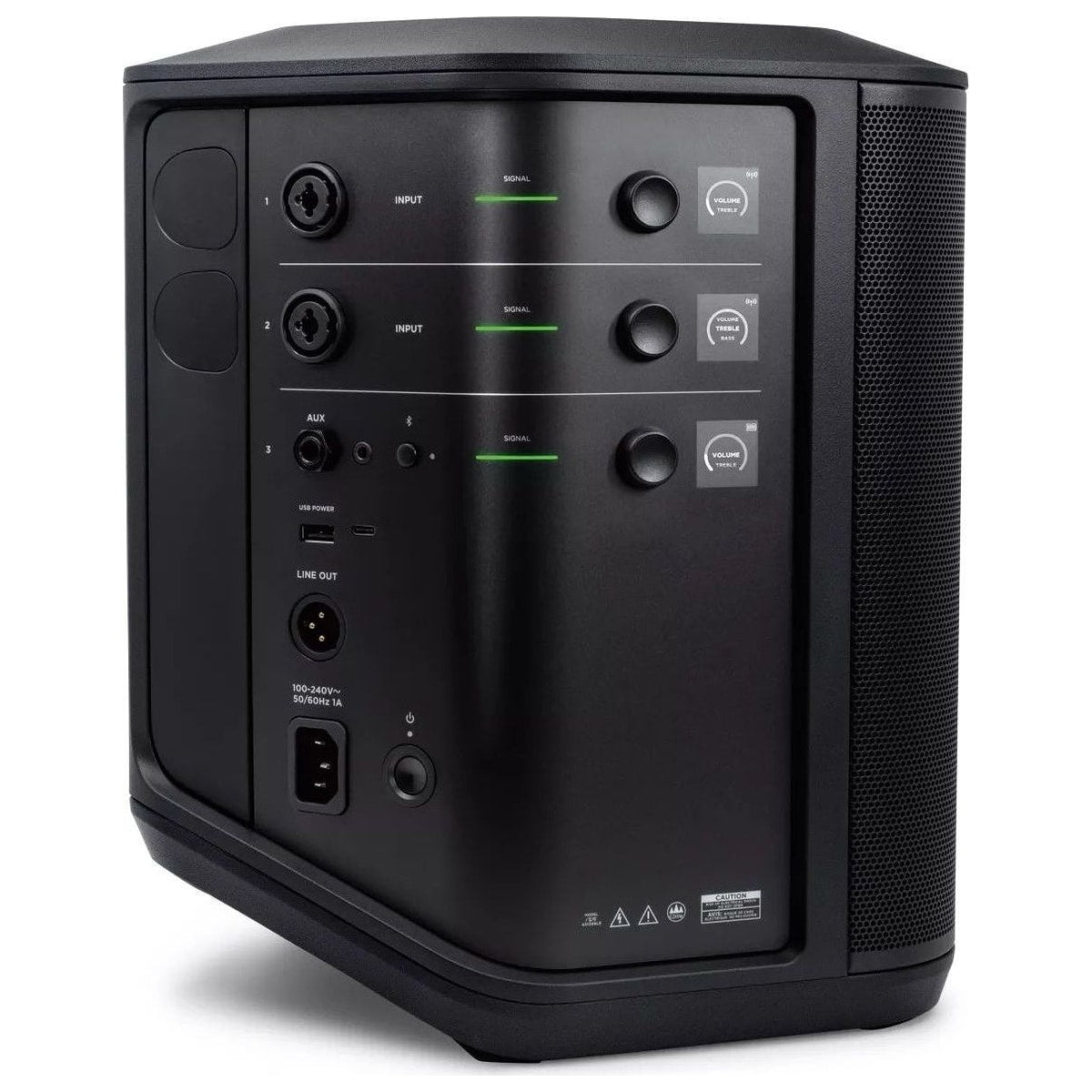 Bose S1 Pro+ detalle mixer OLED y conectividad | Armonía Musical México