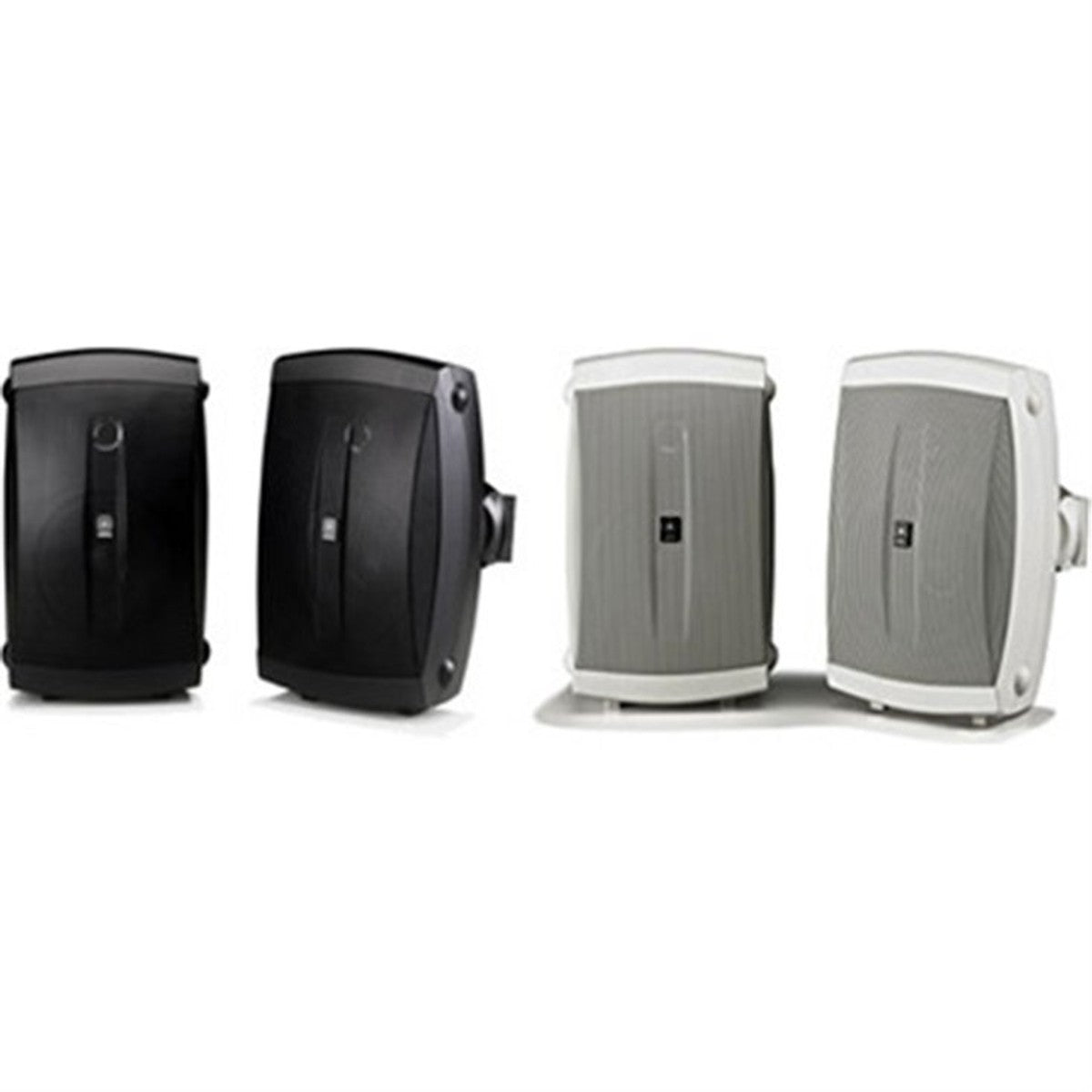 Bocinas Yamaha NS-AW150 par negro y blanco comparativa | Armonía Musical México