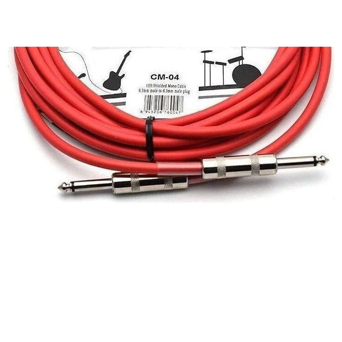 Cable para Guitarra Joyo CM-04 Reforzado 4.57 m detalle 3 | Armonía Musical México