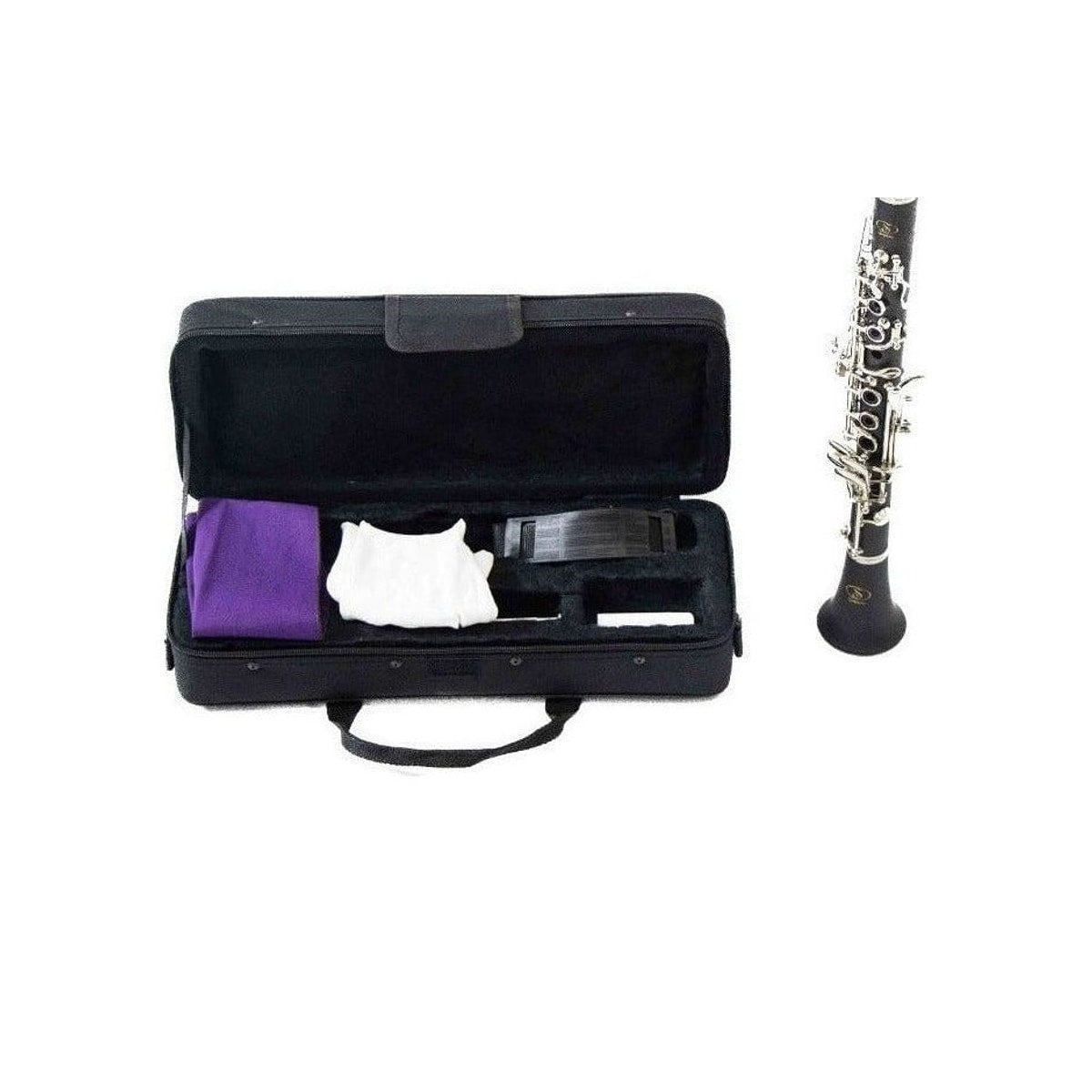 Clarinete Requinto Symphonic CL-05 en Eb 17 Llaves Niquelado detalle | Armonía Musical México