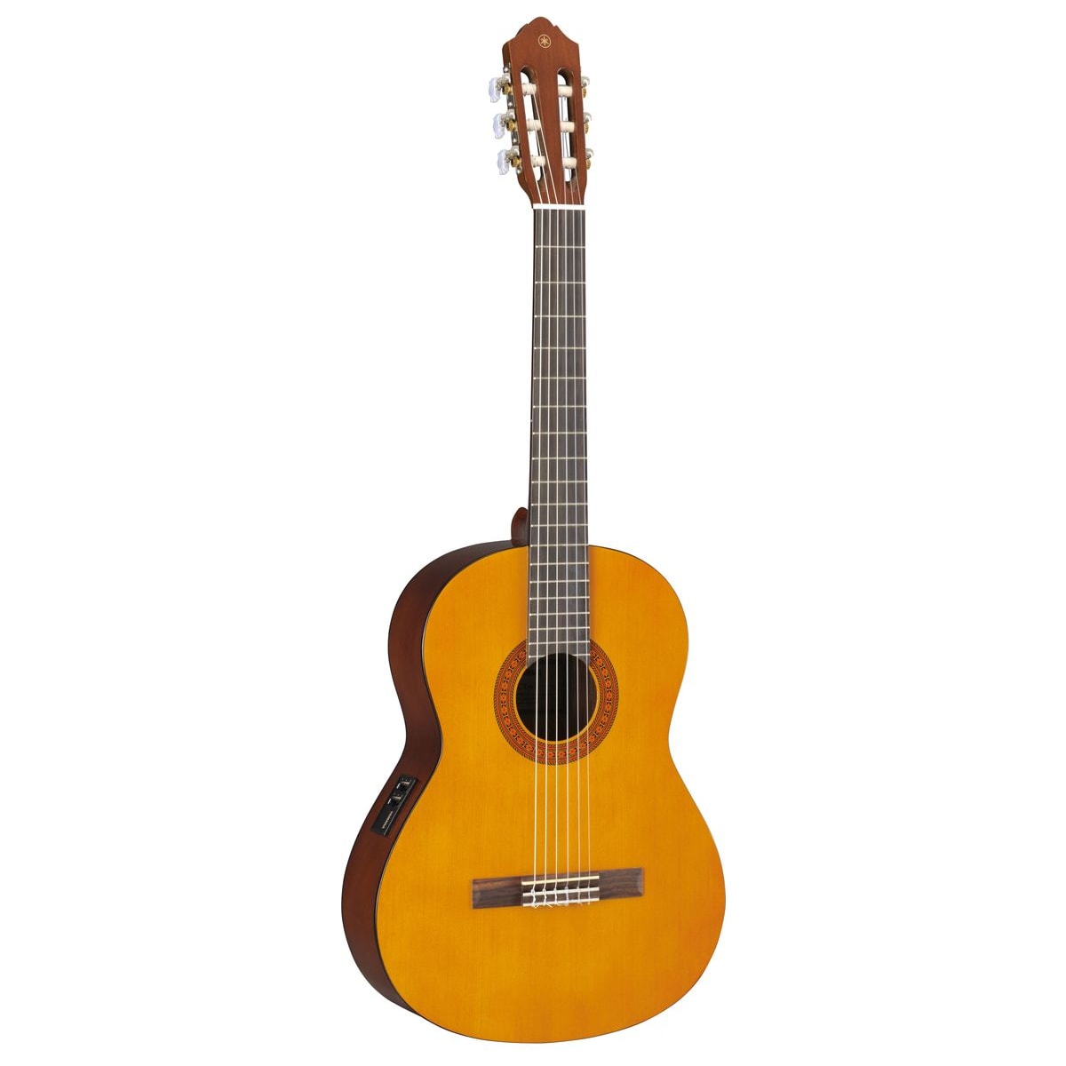 Guitarra clásica electroacústica Yamaha CX40 Natural vista frontal | Armonía Musical México