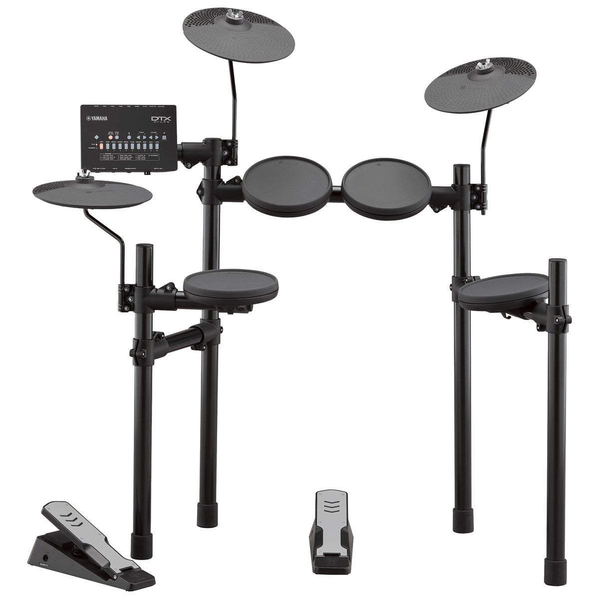 Batería electrónica Yamaha DTX402K set completo vista frontal del kit | Armonía Musical México