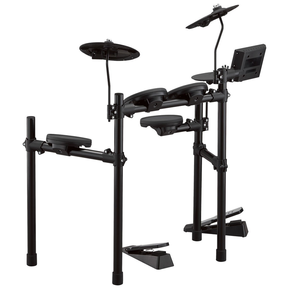 Batería electrónica Yamaha DTX402K set completo vista lateral del kit | Armonía Musical México