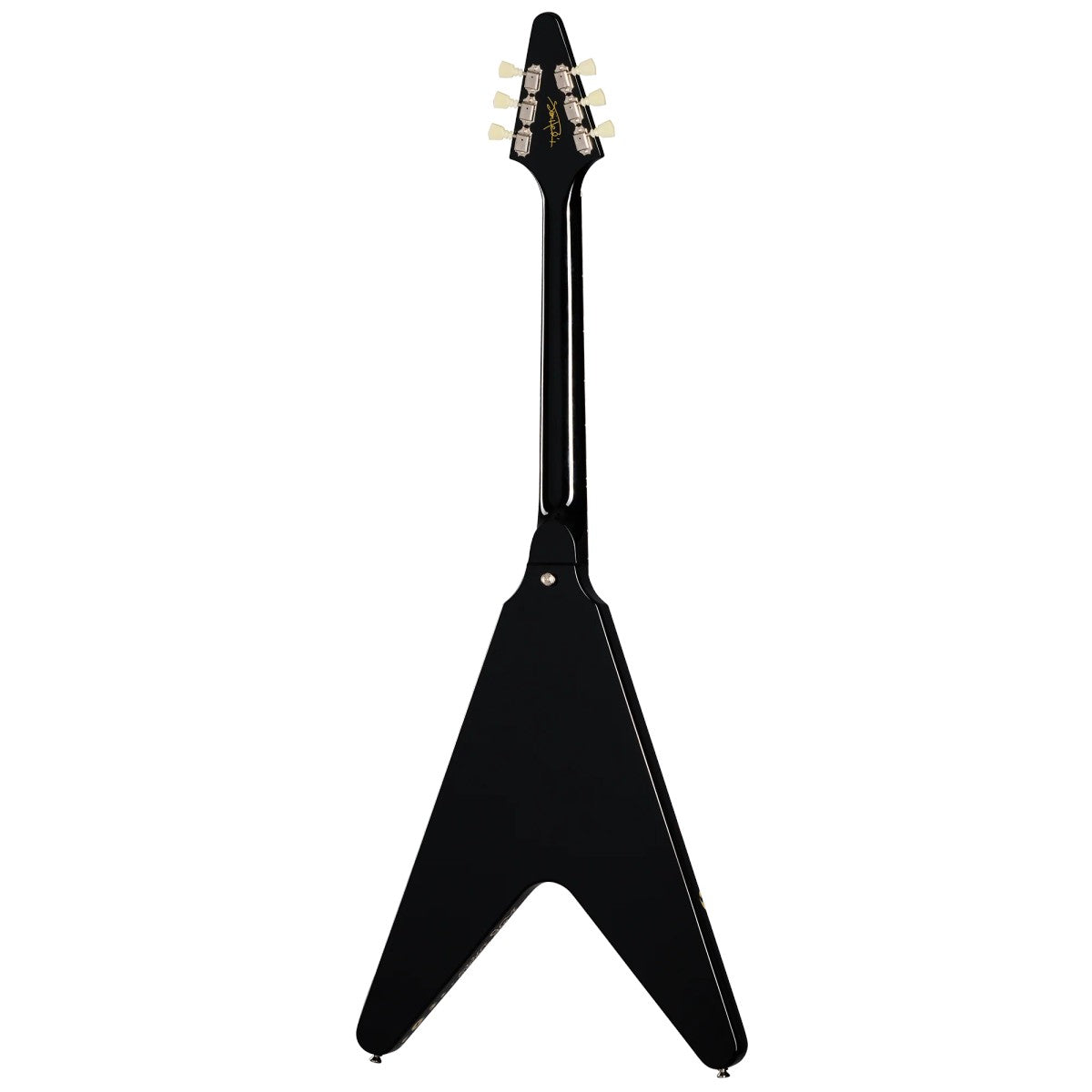 Guitarra eléctrica Epiphone Jimi Hendrix Love Drops Flying V vista trasera | Armonía Musical México