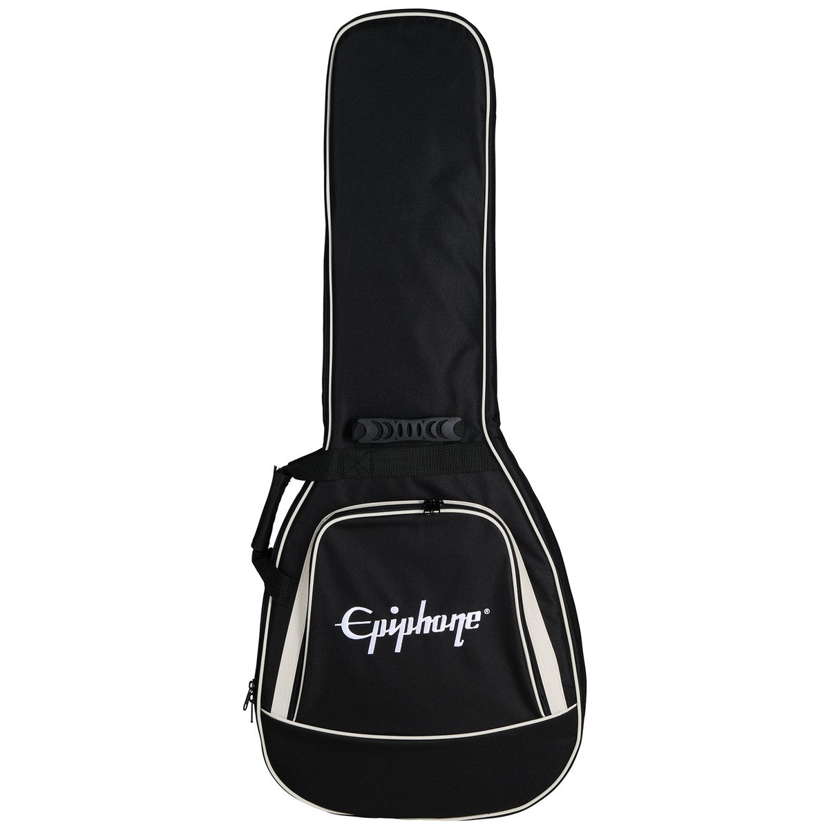 Gig Bag Premium Epiphone incluido con la Les Paul Custom Figured vista frontal | Armonía Musical México