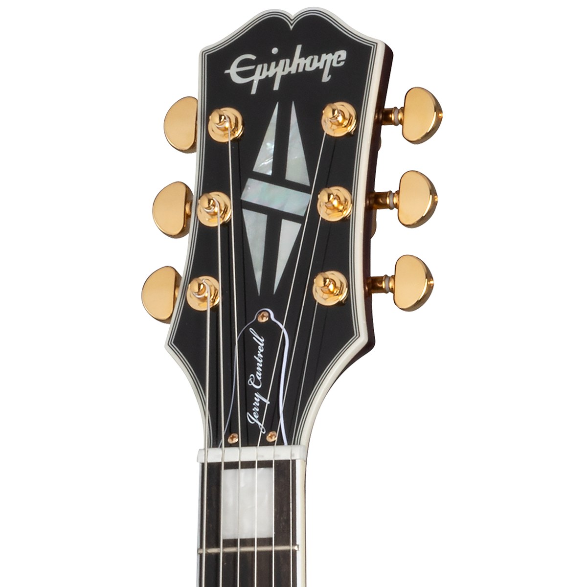 Epiphone Jerry Cantrell Wino Les Paul Custom clavijero firma Cantrell | Armonía Musical México