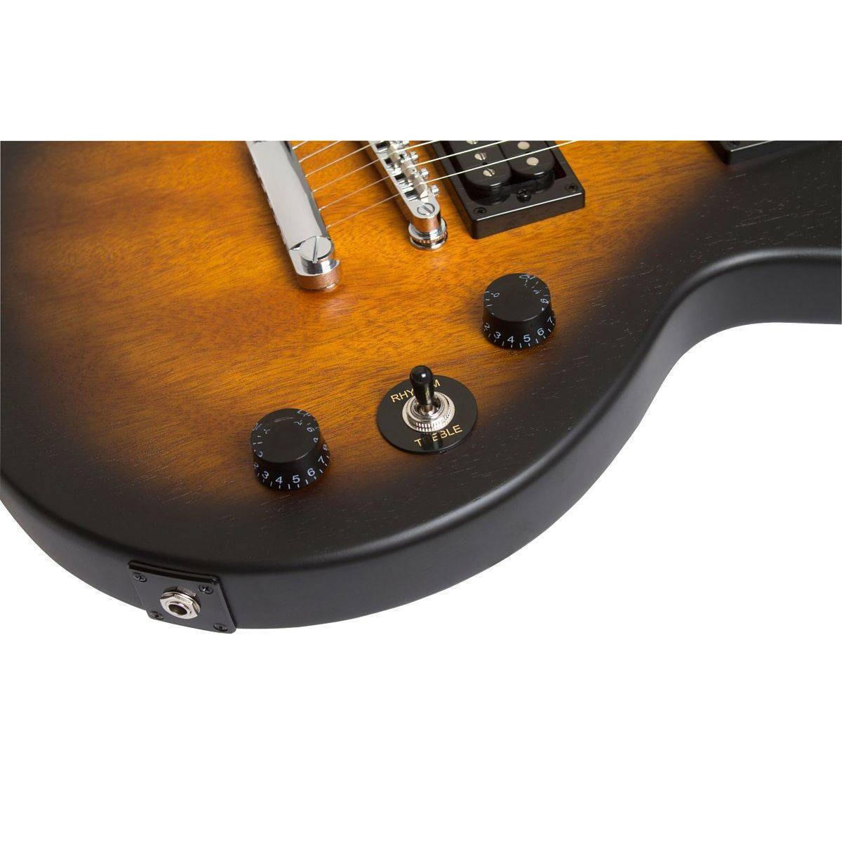 Epiphone Les Paul Special VE Vintage Sunburst controles de volumen | Armonía Musical México