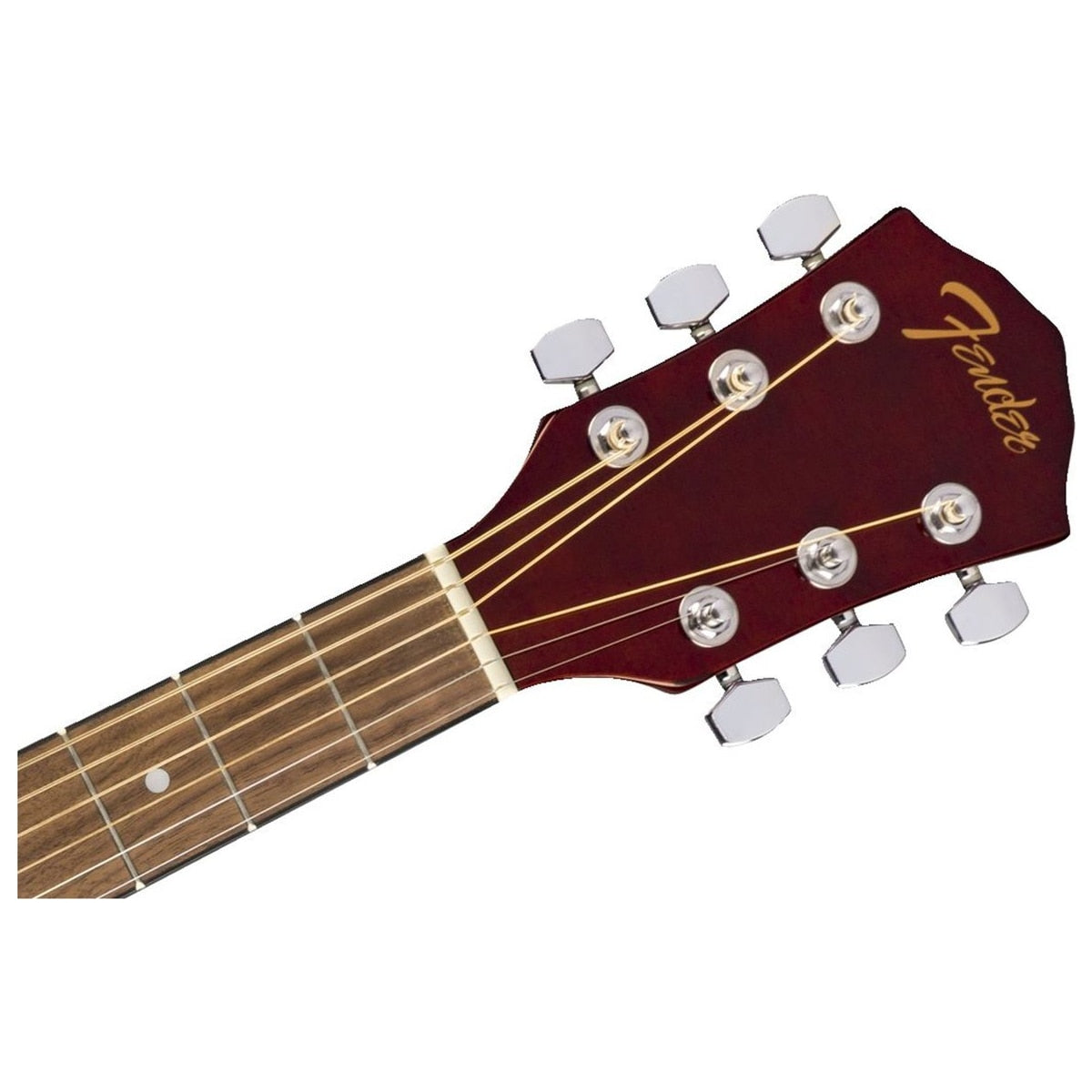 Fender FA-125 Dreadnought Natural detalle del clavijero – Guitarra Acústica | Armonía Musical México