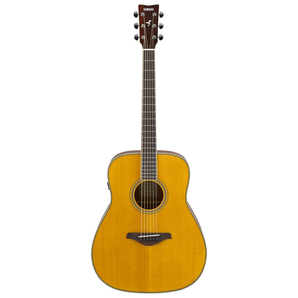 Guitarra TransAcoustic Yamaha FG-TA Vintage Tint vista frontal | Armonía Musical México