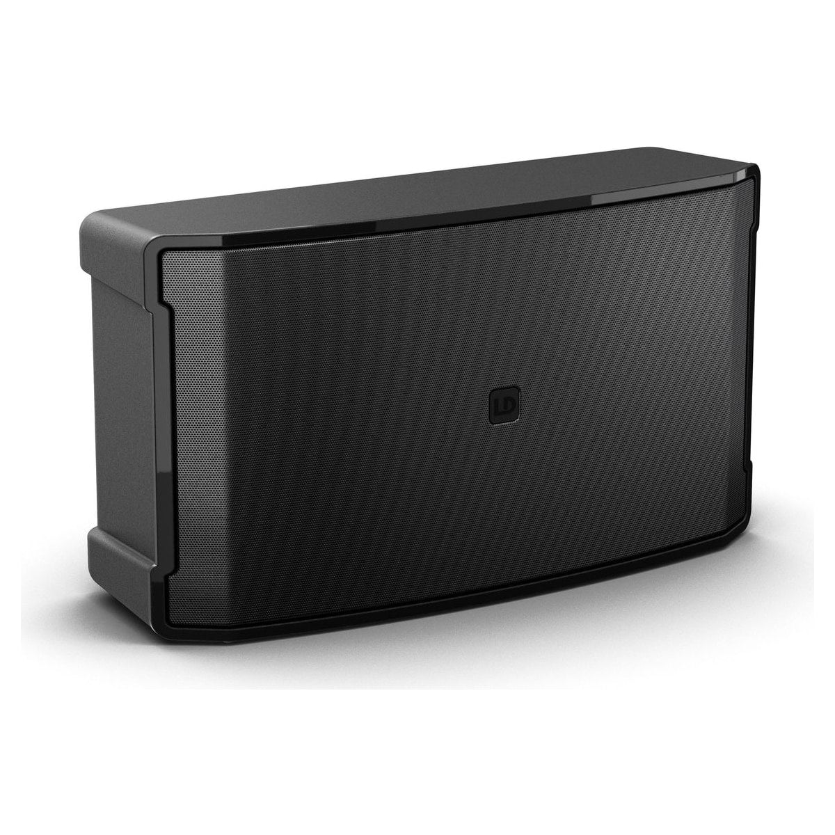 LD Systems Subwoofer activo de instalación con amplificación de satélites integrada LDDQORSUB8A vista lateral – LD Systems Mé
