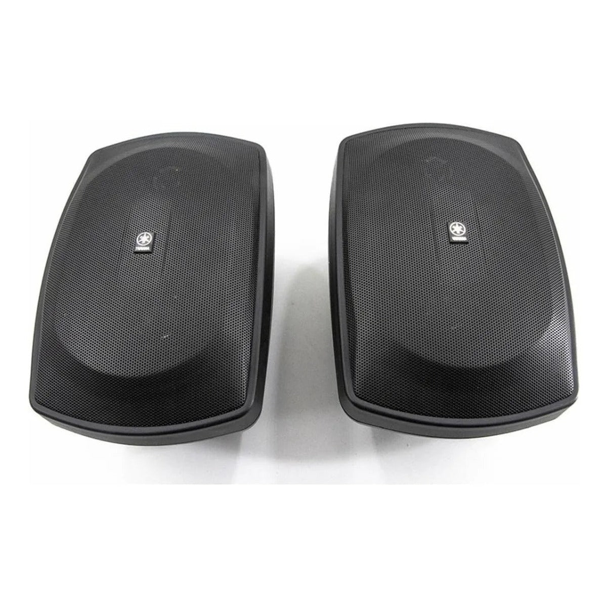 Par de bocinas Yamaha NS-AW190 negras vista superior | Armonía Musical México