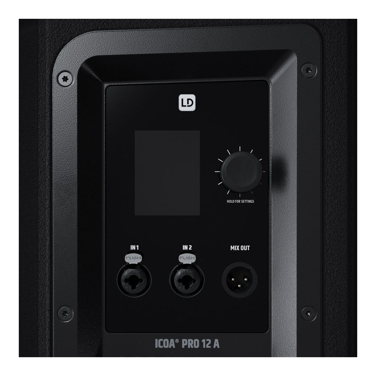 LD Systems Bafle Amplificado LD ICOAPRO12A 3000W 133 dB detalle – LD Systems México | Armonía Musical