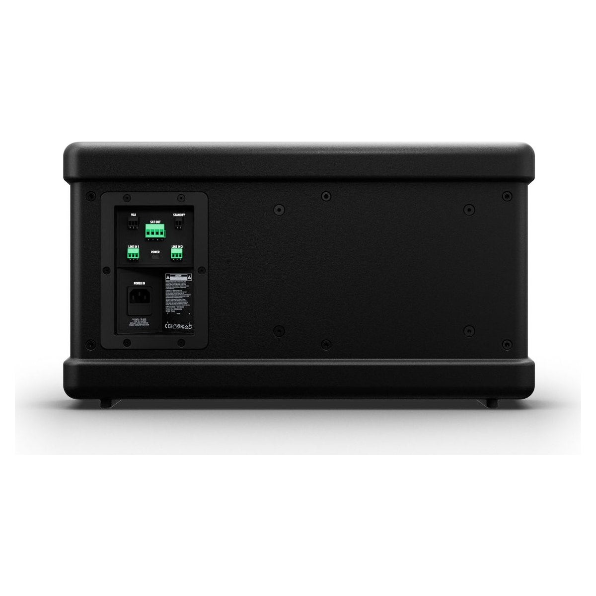 LD Systems Subwoofer activo de instalación con amplificación de satélites integrada LDDQORSUB8A detalle – LD Systems México |
