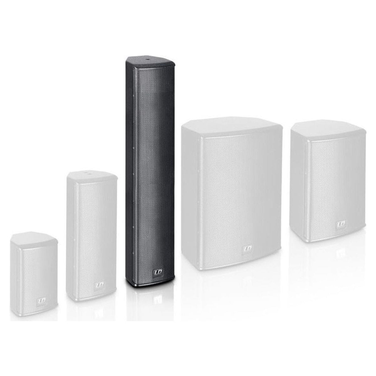 Bafle Torre LD Systems SAT442G2 detalle – LD Systems México | Armonía Musical