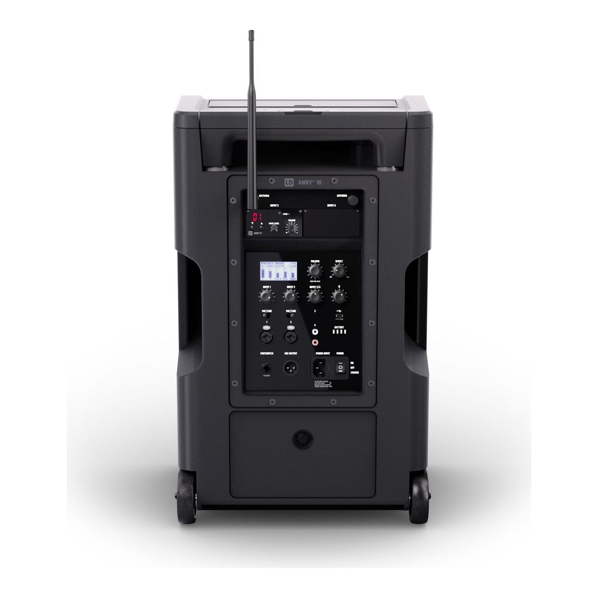 LD Systems Sistema De Audio Anny 10 Bluetooth Batera hasta 25 horas con microfono de diadema panel trasero – LD Systems Méxi