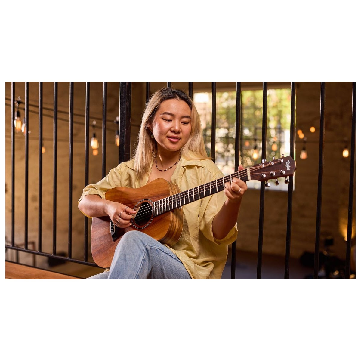 Taylor Guitars BTe Koa detalle cuerpo – Guitarras Electroacústicas | Armonía Musical México