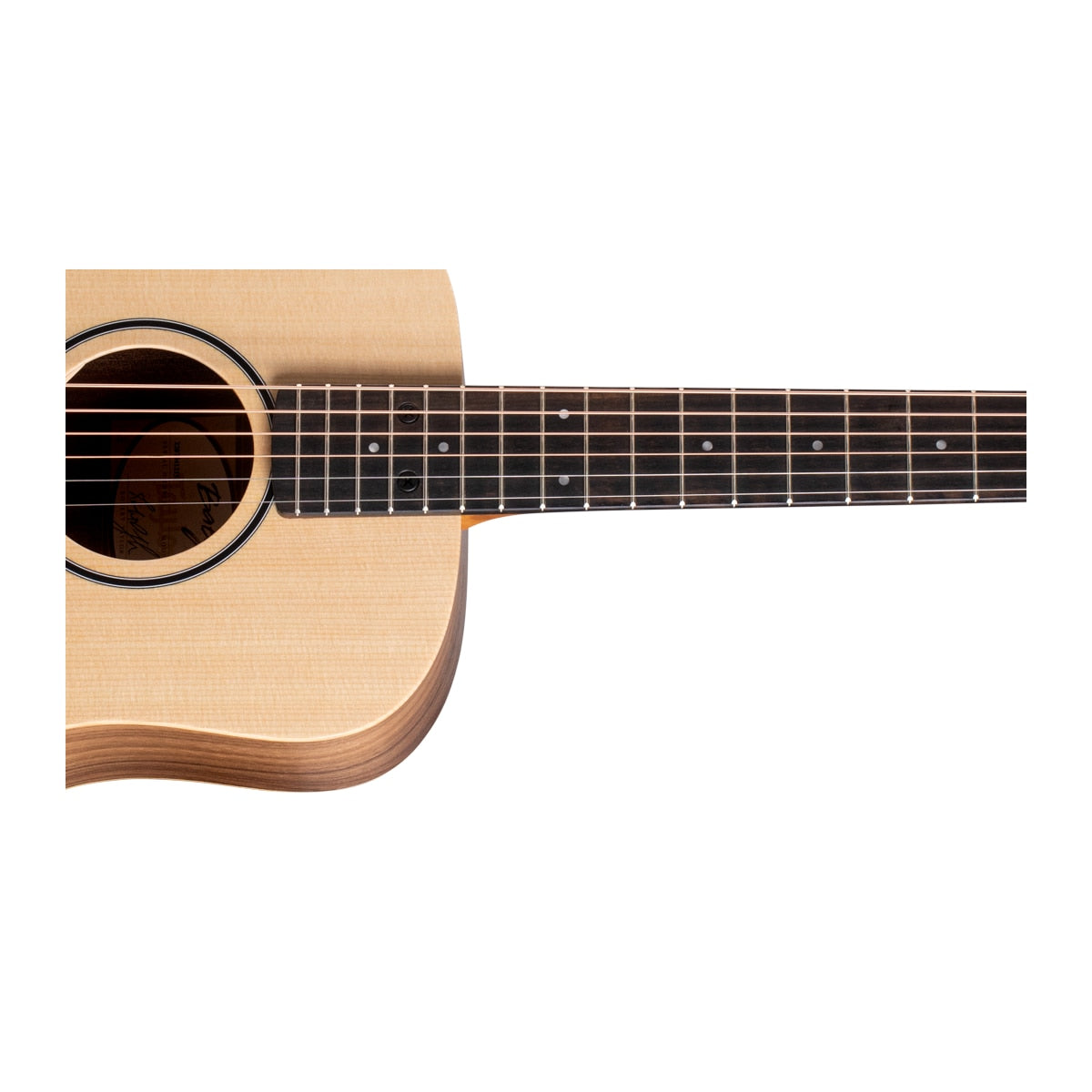 Taylor Guitars Baby Taylor BT1 detalle tapa – Guitarras Acústicas | Armonía Musical México