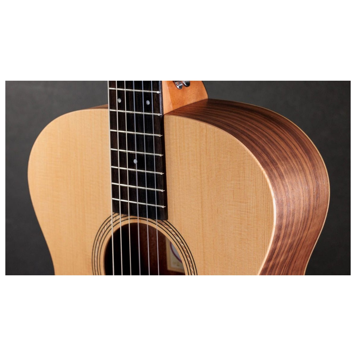 Taylor Guitars Academy 12e-N vista trasera – Guitarras Electroacústicas | Armonía Musical México
