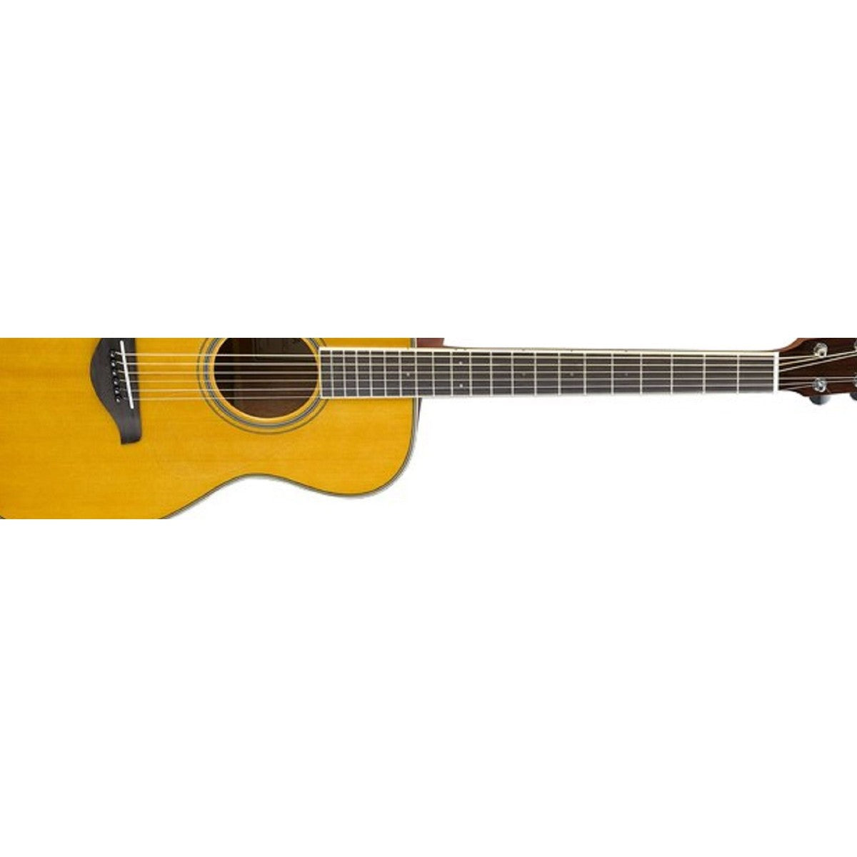 Guitarra TransAcoustic Yamaha FS-TA Vintage Tint detalle tapa | Armonía Musical México