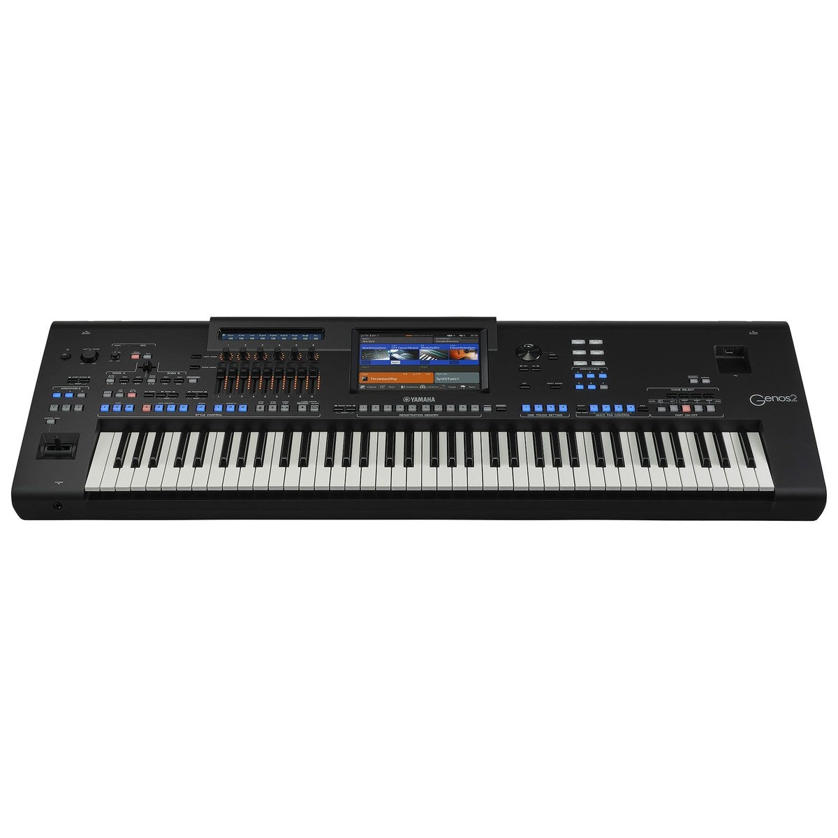 Teclado arranger Yamaha Genos2 76 teclas vista frontal | Armonía Musical México