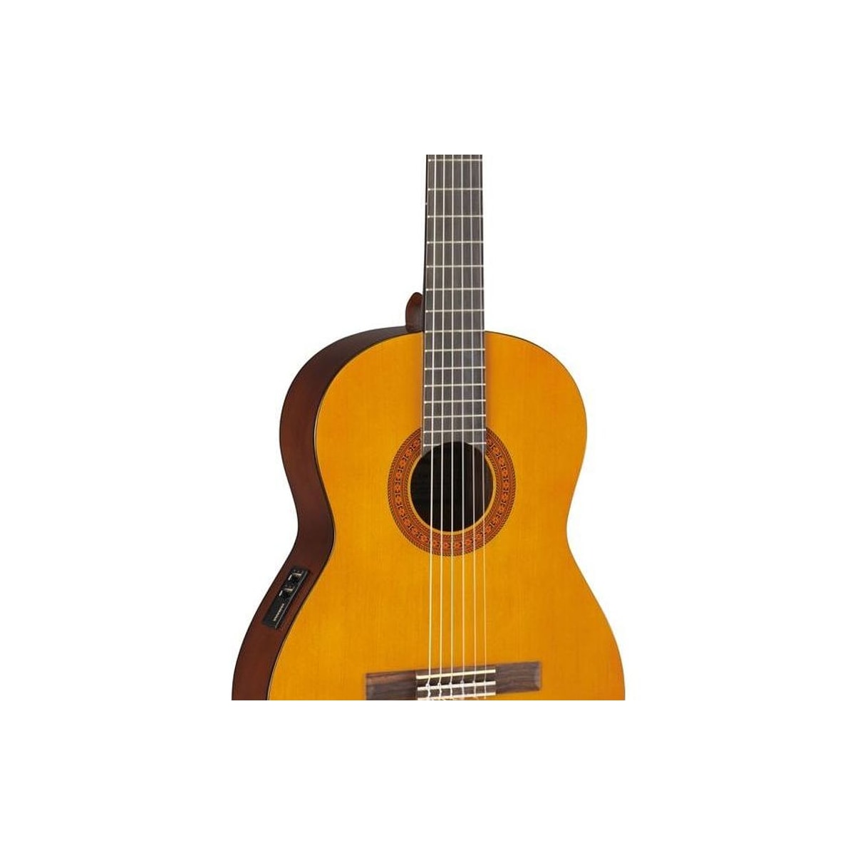 Guitarra Clásica Electroacústica Yamaha CX40 detalle 1 | Armonía Musical México