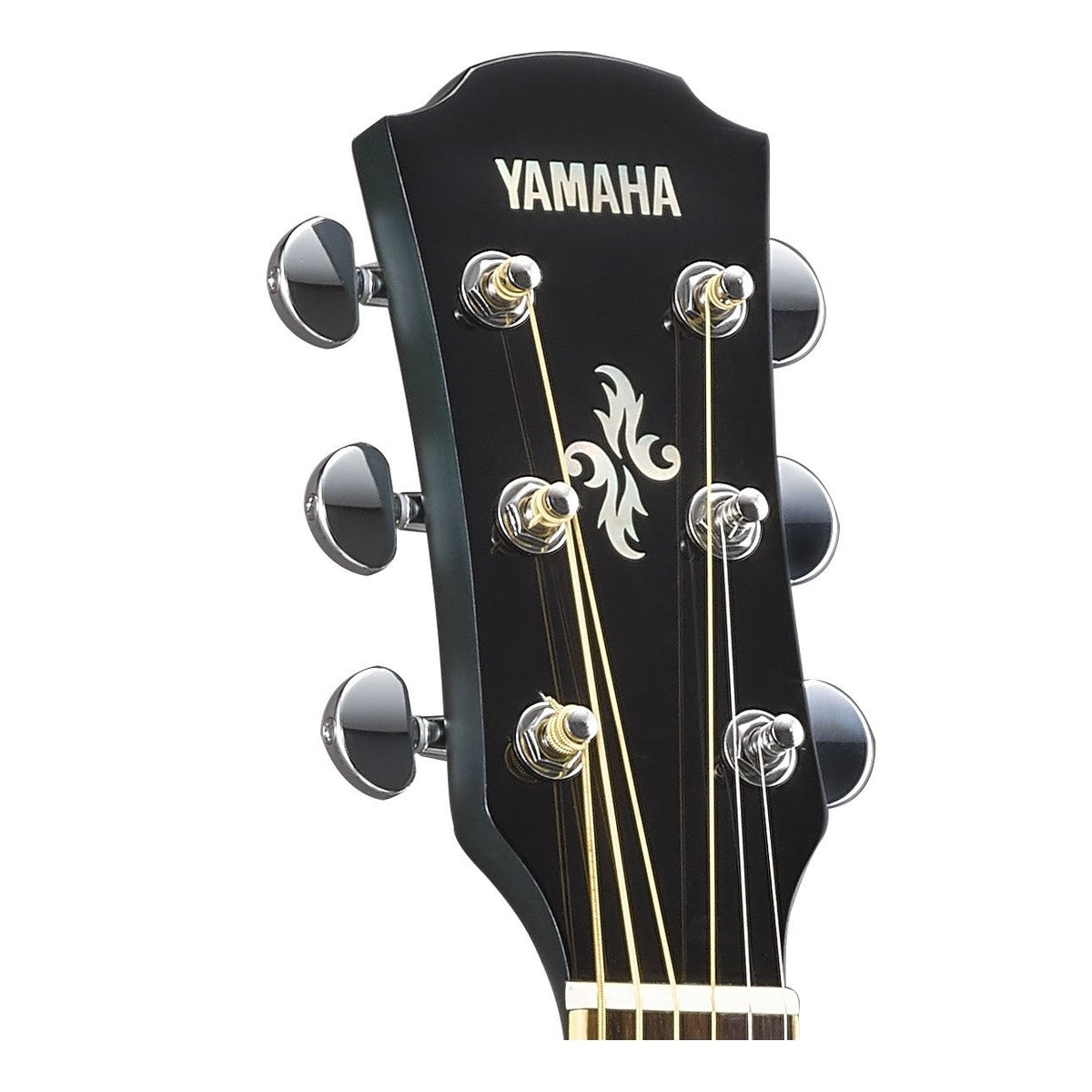 Guitarra Yamaha APX600 oriental blue burst detalle clavijero | Armonía Musical México