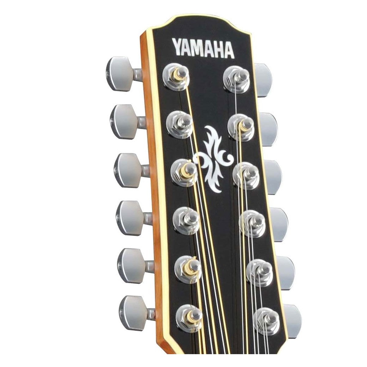Guitarra Yamaha APX700II-12 natural detalle clavijero | Armonía Musical México