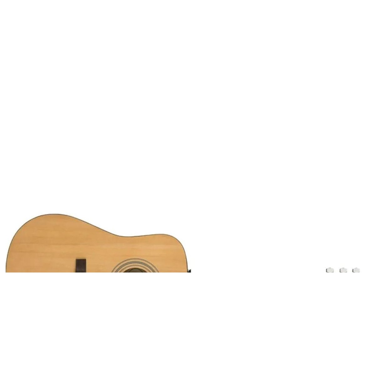 Guitarra Acústica Fender FA-115 Natural detalle 2 | Armonía Musical México